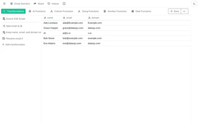 Email Domains